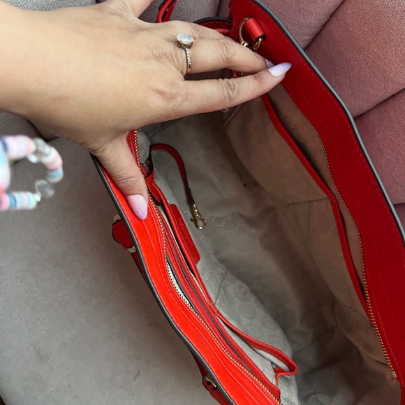 Coral/orange tote from Kate Spade - Picture 5 of 6